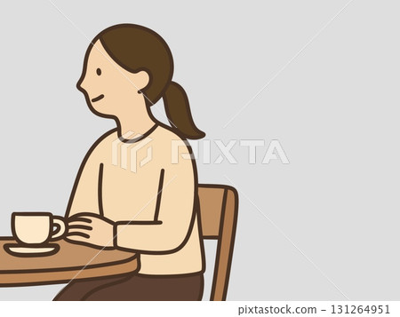 Two women having a conversation in a cafe 131264951