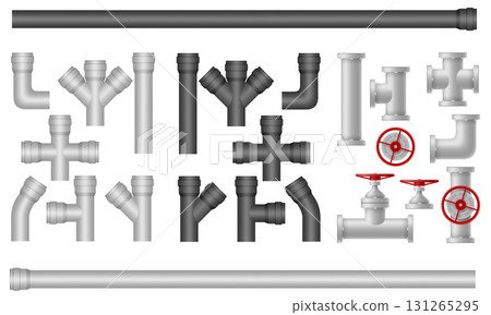 industry metalic and plastic pipes cartoon stock vector illustration industry metalic and plastic pipes cartoon stock vector illustration 131265295