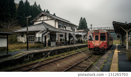 舊鄉村車站的風景 131265703