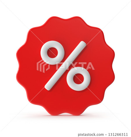 Red 3d discount badge Red 3d discount badge 131266311