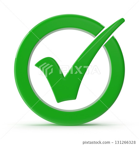 Green check mark in circle Green check mark in circle 131266328