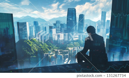 Environment, future, politics, economy, finance 131267734