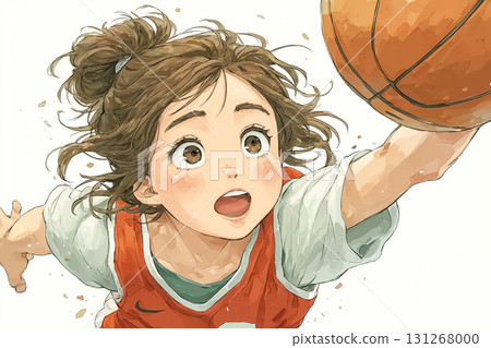 Miyu Series: High school basketball club practicing 131268000