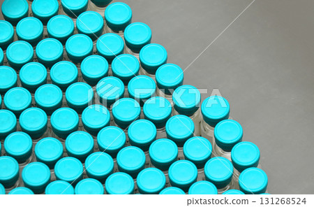 Vaccine vials production in medical factory Vaccine vials production in medical factory 131268524
