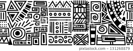 Tribal geometric patterns. 131268879
