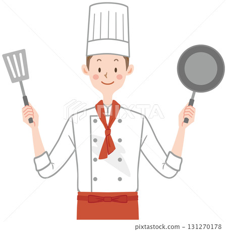 Chef cook pastry chef illustration 131270178
