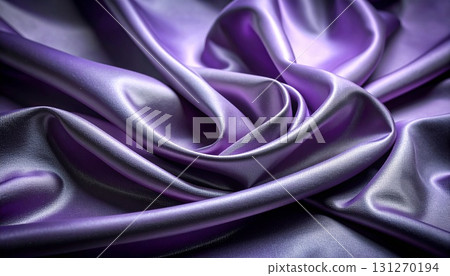 Dark purple cloth drape 131270194
