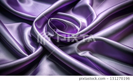 深紫色布料垂感 131270196