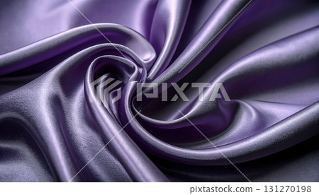Dark purple cloth drape 131270198