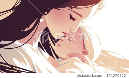 媽媽和寶寶的插圖 131270522