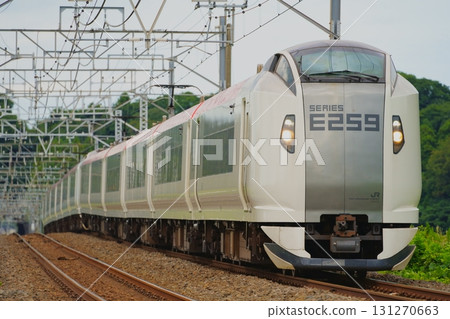 The dynamic running of the Narita Express 131270663