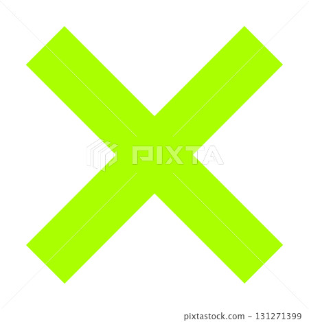 檸檬綠色十字標記符號圖示流行和明亮的背景透明插圖素材 131271399