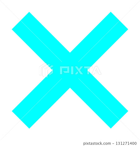 清爽的背景透明插圖，青色十字標記符號圖標 131271400