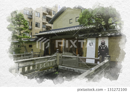 水彩畫風格，石川縣金澤市長町前田土佐森家族博物館 131272100