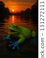 Blue hand frog 131272111