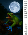 Blue hand frog 131272112