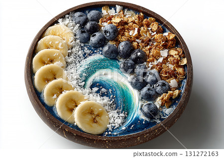 banana, strawberry, smoothie 131272163