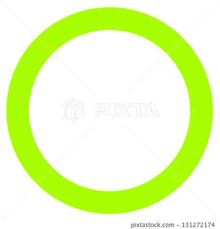 A refreshing and pop background transparent illustration material of a yellow-green circle mark symbol icon A refreshing and pop background transparent illustration material of a yellow-green circle mark symbol icon 131272174