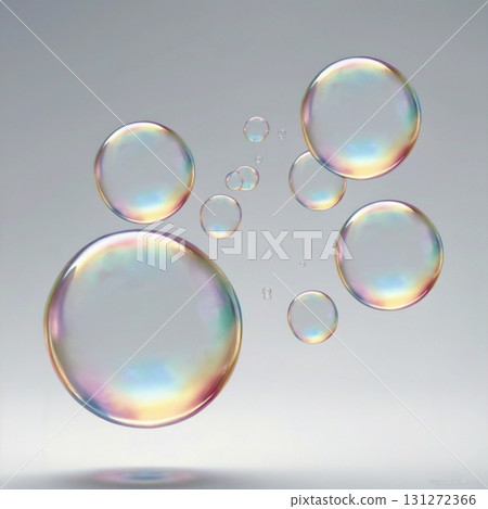 Beautiful soap bubbles 131272366