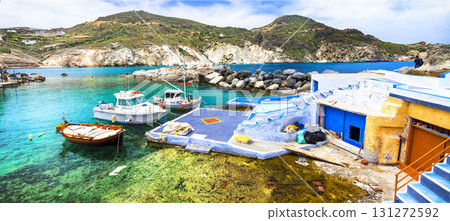 colors of Greece - traditional fishing village Mandrakia, Milos island 131272592