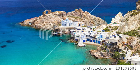 beautiful Greek islands - Milos, Fyropotamos village 131272595