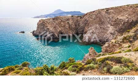 beautiful beaches of Greece - Fyriplaka, Milos island 131272600