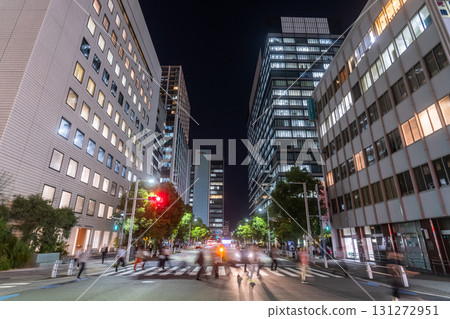 東京：品川車站和商業區的夜景 131272951