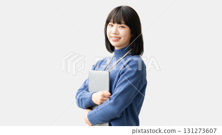 Woman with a laptop / business woman Woman with a laptop / business woman 131273607