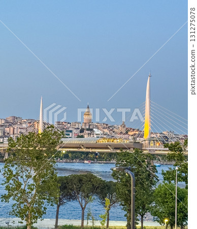 Panorama of Istanbul with Golden Horn Bridge and Galata Tower Panorama of Istanbul with Golden Horn Bridge and Galata Tower 131275078