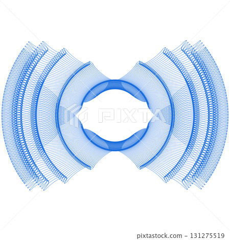 Simple blue line frames with double stroke. Monogram blank for text decoration. Simple blue line frames with double stroke. Monogram blank for text decoration. 131275519