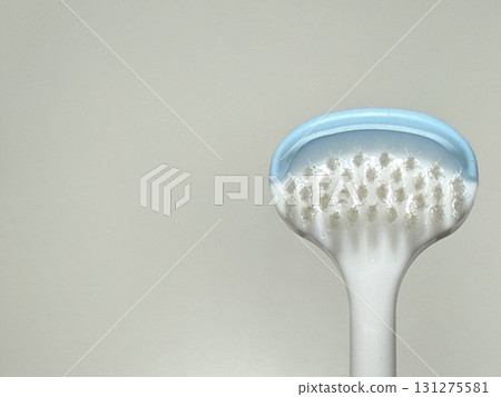 Tongue brush copy space Tongue brush copy space 131275581