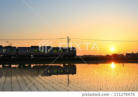 Springtime rural scenery of the Echigo Plain (Niigata Prefecture) Springtime rural scenery of the Echigo Plain (Niigata Prefecture) 131276478