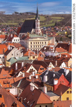 St Vitus Church in Cesky Krumlov, Czech Republic St Vitus Church in Cesky Krumlov, Czech Republic 131276636