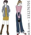 Autumn date outfits: Women's fashion illustrations 131276705