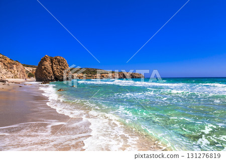 beautiful beaches of Greek islands- Milos, Cyclades Greece 131276819
