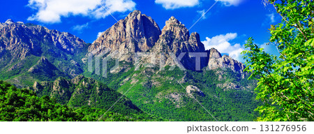 impressive mountains landscapes of Corsica impressive mountains landscapes of Corsica 131276956