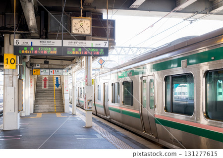 【山形車站】仙山線的普通列車正在等待出發 131277615