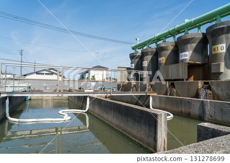 氣鹽水分離池和沈砂池 氣鹽水分離池和沈砂池 131278699