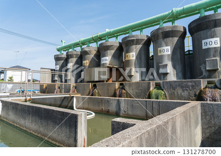 Gas brine separation tank and grit chamber Gas brine separation tank and grit chamber 131278700
