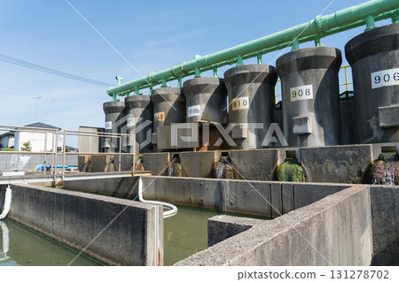 氣鹽水分離池和沈砂池 氣鹽水分離池和沈砂池 131278702