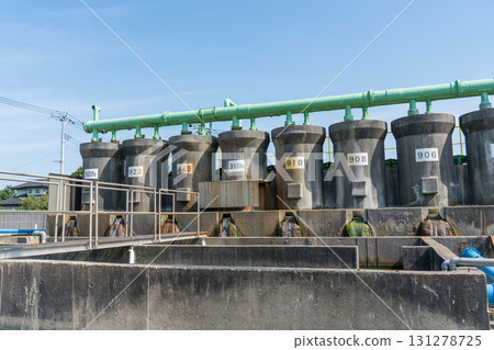 氣鹽水分離池和沈砂池 氣鹽水分離池和沈砂池 131278725