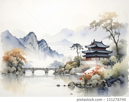 風景畫AI生成影像 131278740