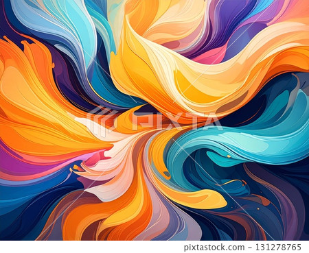 beautiful rainbow color gradient background 131278765