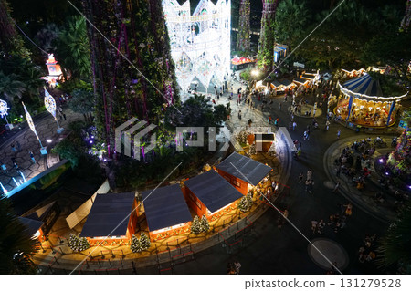 Night view of Gardens by the Bay 131279528