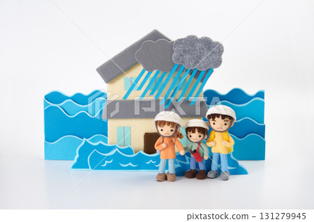 鉤針編織娃娃：自然災害與疏散 131279945