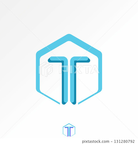 Logo design graphic concept creative premium vector stock image top sell letter T font split line with hexagon tech sport automotive branding powerful Logo design graphic concept creative premium vector stock image top sell letter T font split line with hexagon tech sport automotive branding powerful 131280792