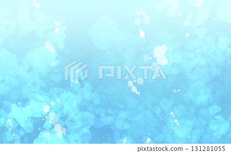 Fantastic sea and glowing foam blue texture background Fantastic sea and glowing foam blue texture background 131281055