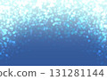 Gradient background with blue square light pouring in, loose circle 131281144