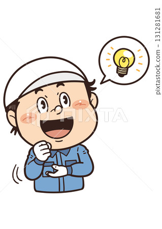 一名男工人做「我明白」手勢的插圖 | 不安全行為、不安全條件和工作場所事故 一名男工人做「我明白」手勢的插圖 | 不安全行為、不安全條件和工作場所事故 131281681