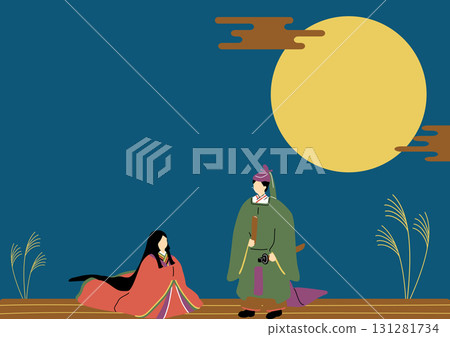 平安貴族,男性和女性 平安貴族,男性和女性 131281734